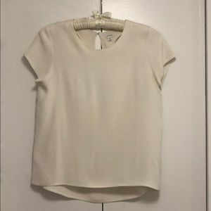 Cuyana Silk Tee White Medium